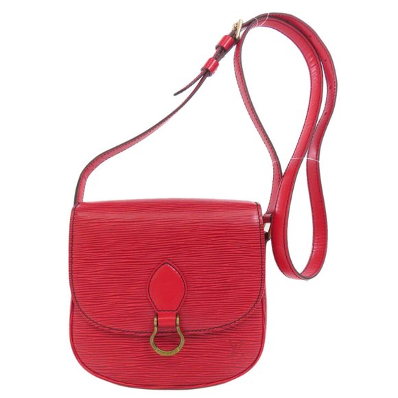 LOUIS VUITTON Red Leather Shoulder Bag - Picture 1 of 11